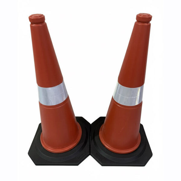 Home 23 Rubber Base Traffic Cone (MASSRB750-1) - 2