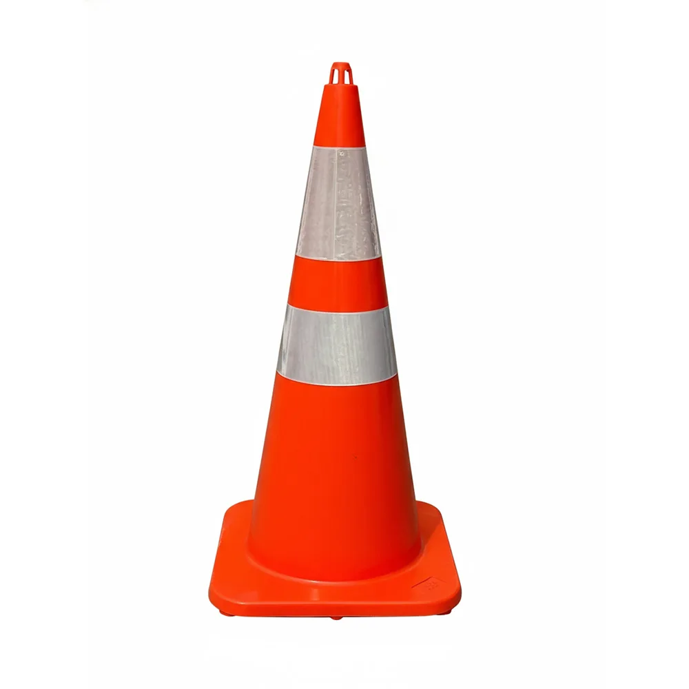 Flexible traffic cones for road safety and traffic control