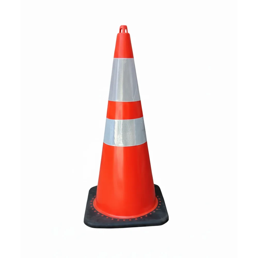 Safety cones for traffic control and construction safety