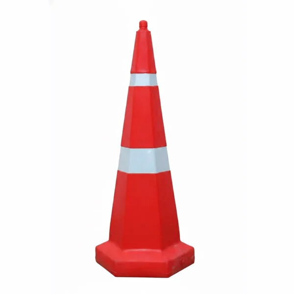 1000mm traffic cones with hexagonal base for traffic control