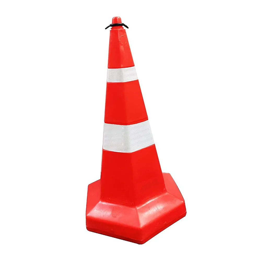 Heavy-duty barrier cones for construction safety