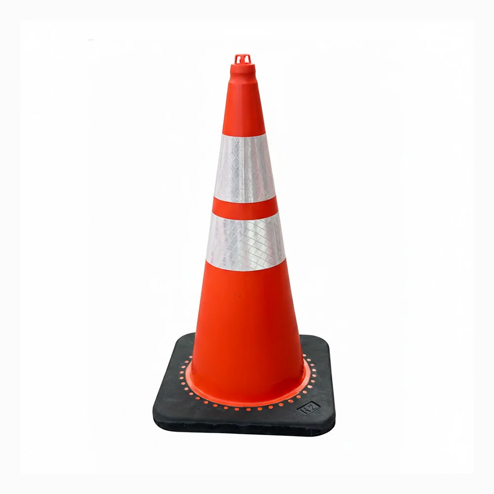 Colored traffic cones for traffic control and road safety