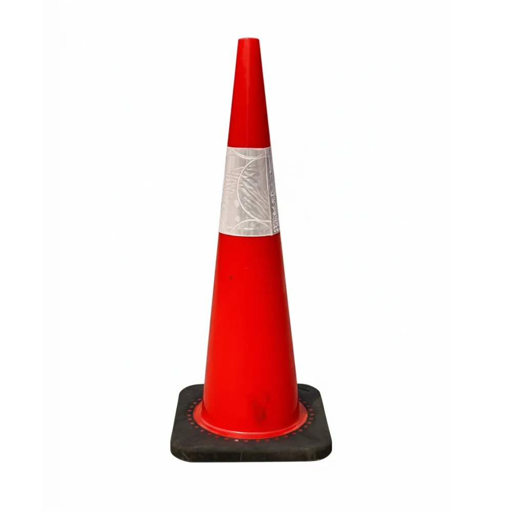 Construction cones for traffic control and road safety