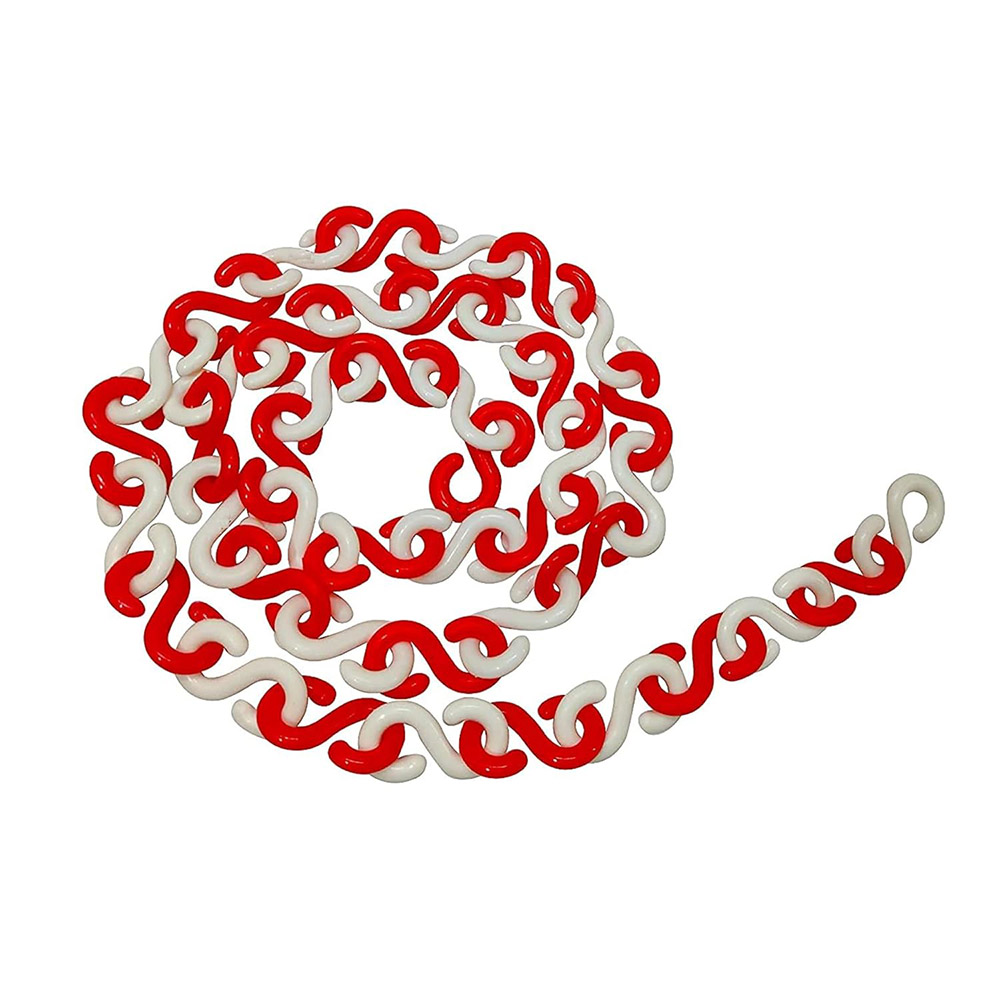 Plastic Cone Connecting Chain (4mm / 6mm / 8mm) – Traffic Barrier Link 2 Plastic Chain 6mm (LS-202) - 1