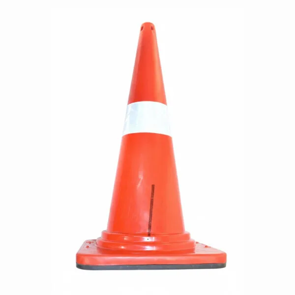 Heavy duty traffic cones with reinforced base