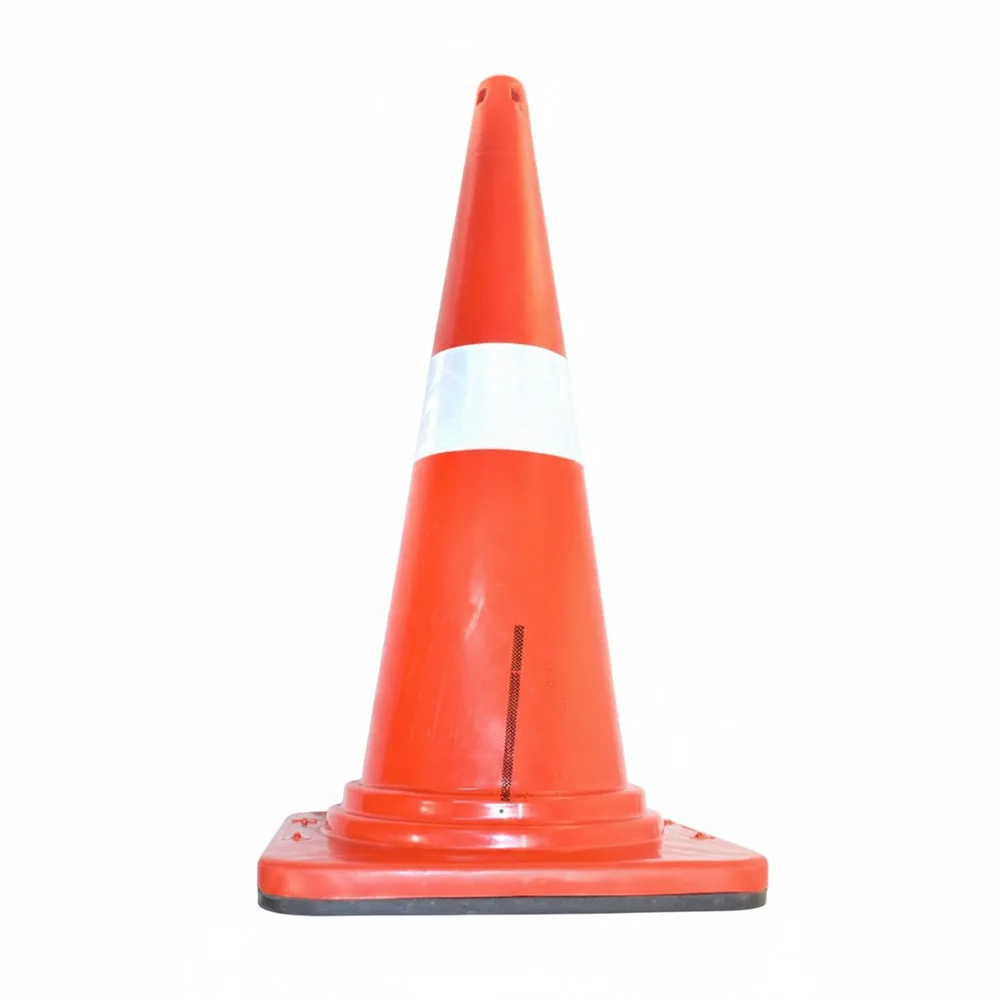 Heavy duty traffic cones with reinforced base