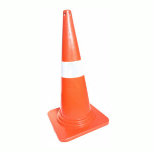 Construction Traffic Cone (750mm) – 4.7 KG Ultra Heavy | Black Base 11 Plastic Cone (MASSPC750 HB) - 6
