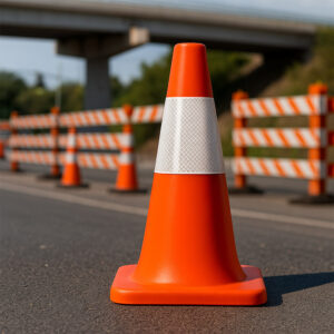 Plastic Traffic Cone (MASSPC500) - 4