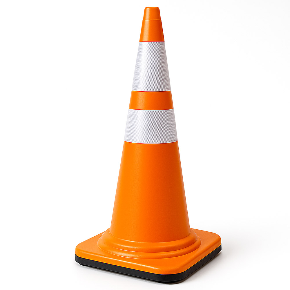 Home 126 Plastic Traffic Cone (MASSPC750 LB) - 2