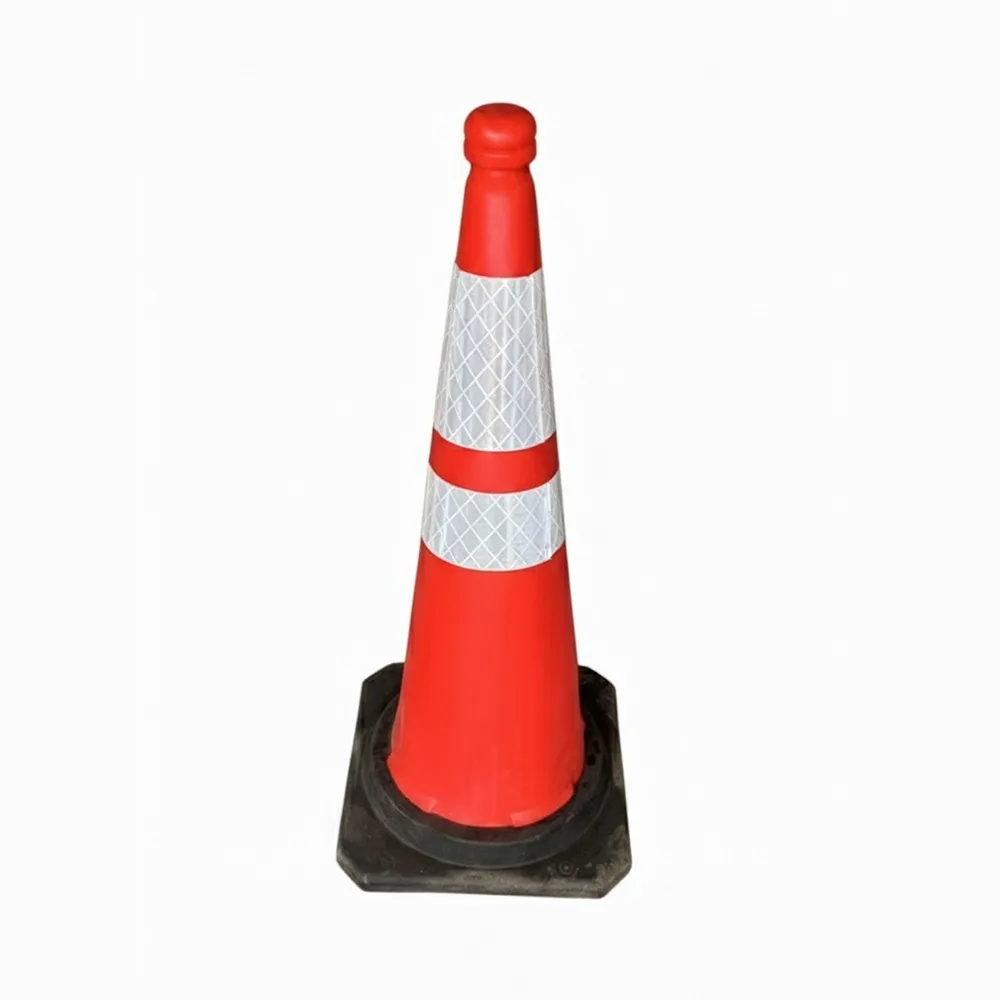 Heavy-duty safety cones for construction safety