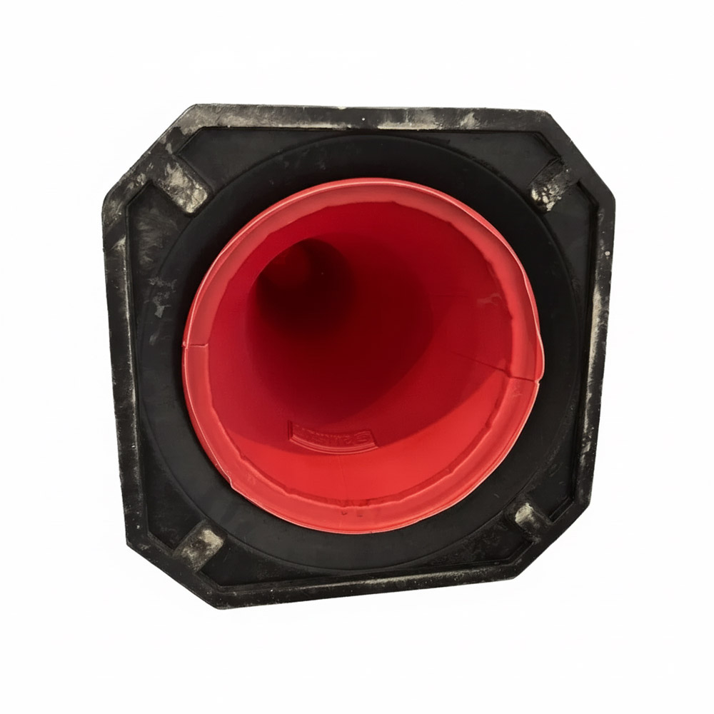 Tall Traffic Cone (1000mm) – Extra Wide Base (5.2 KG) | Max Stability 2 Rubber Base Cone 1000MM (MASSRB1000-2) - 1