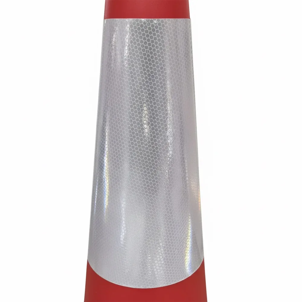 Heavy-duty cone barriers with reflective sleeve