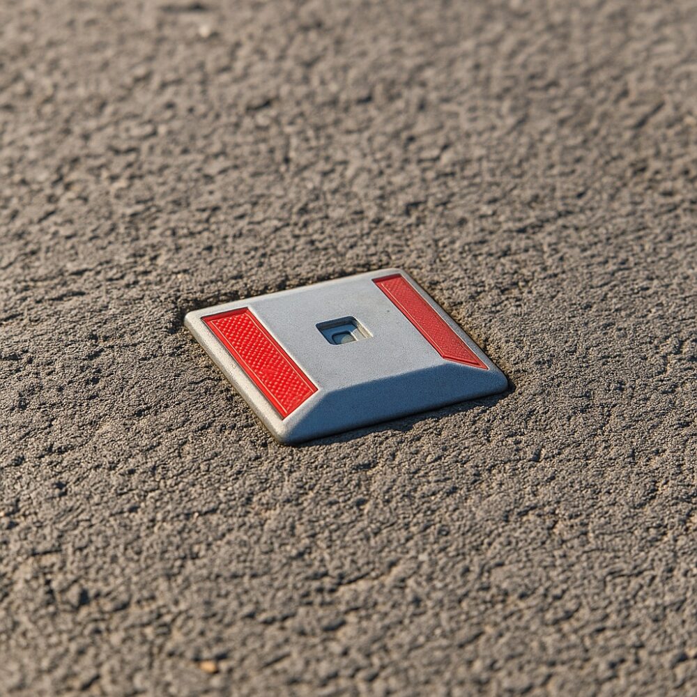 Aluminium Road Stud Install