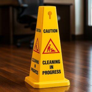 Cleaning Cone in Office