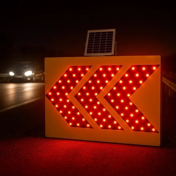 Solar-Powered Road Sign