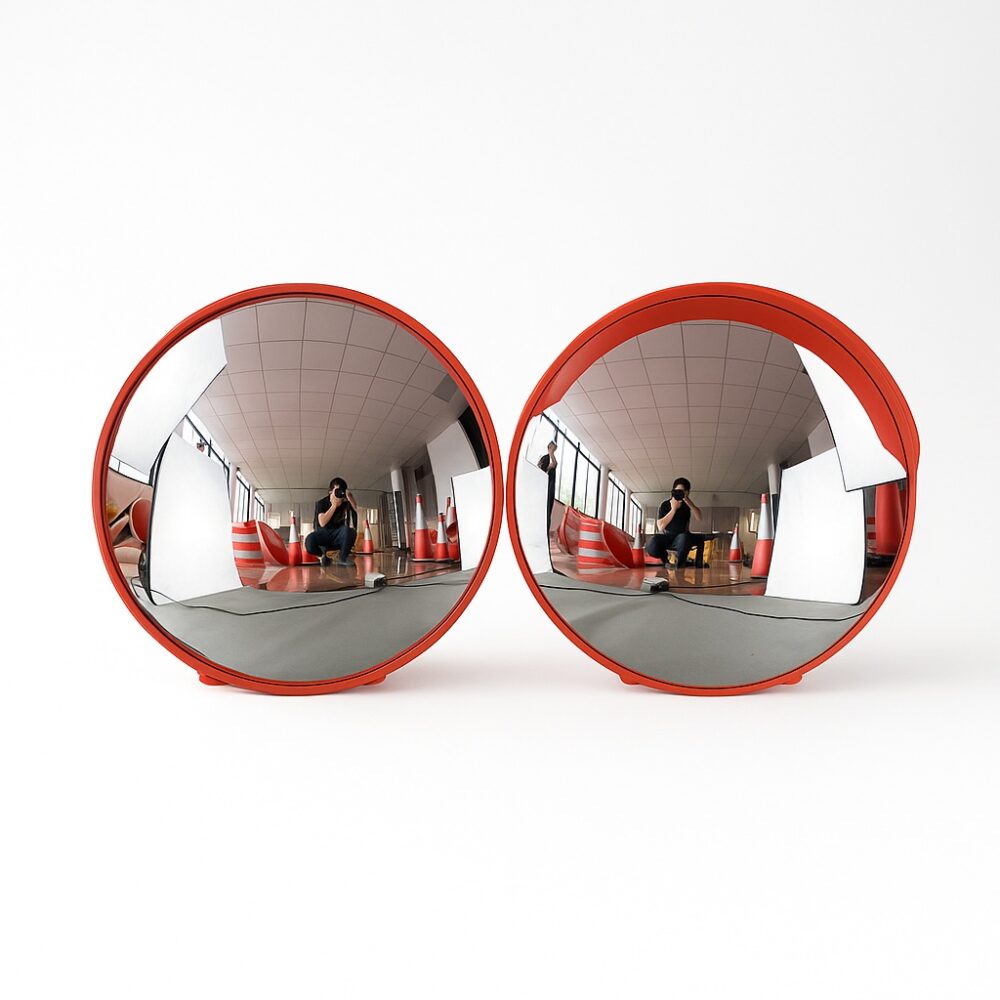 Traffic Convex Mirror - Unbreakable Outdoor Blind Spot Mirror 5 Curved Mirror Reflection