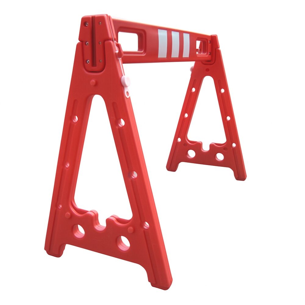 Plastic Scissor Barrier (2.5m) – Expandable Water Filled Gate | Red 2 Water Filled Barrier