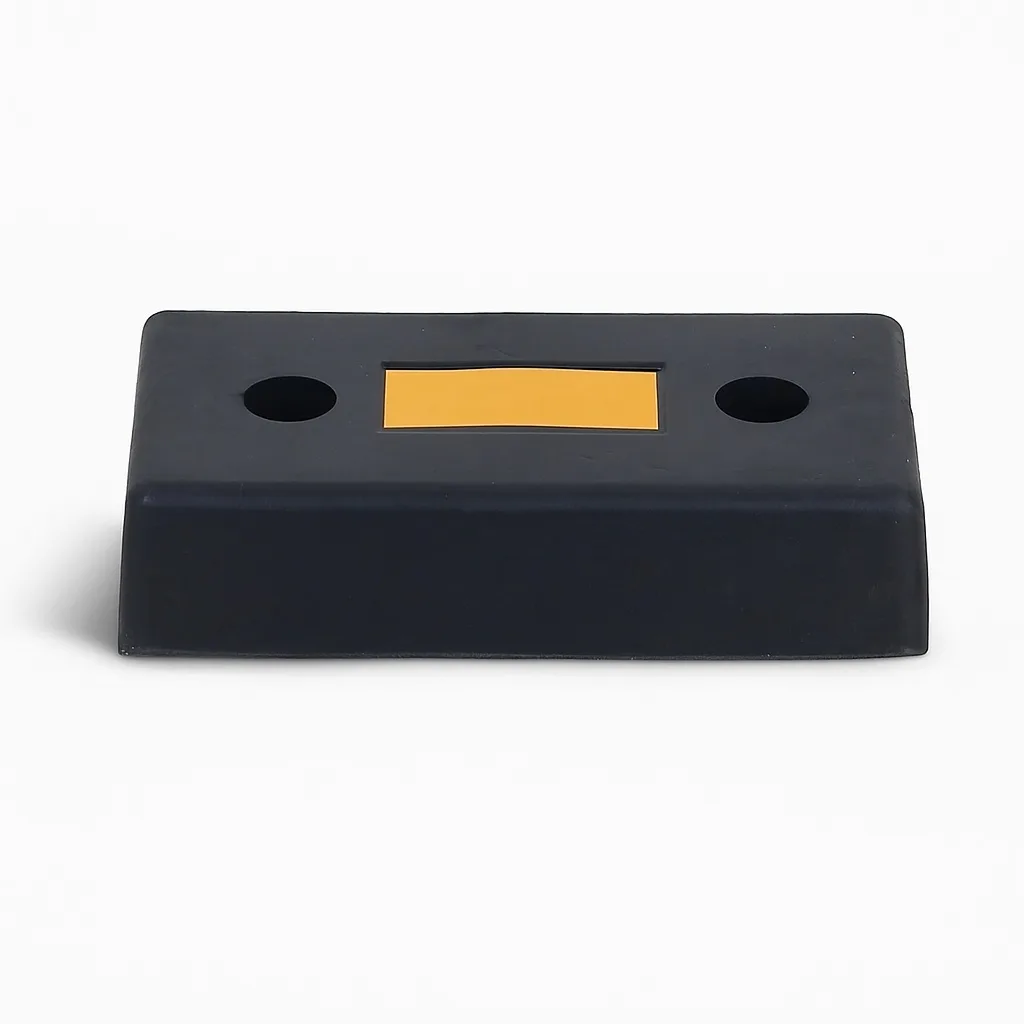 Heavy-duty dock bumper guards for truck docking areas