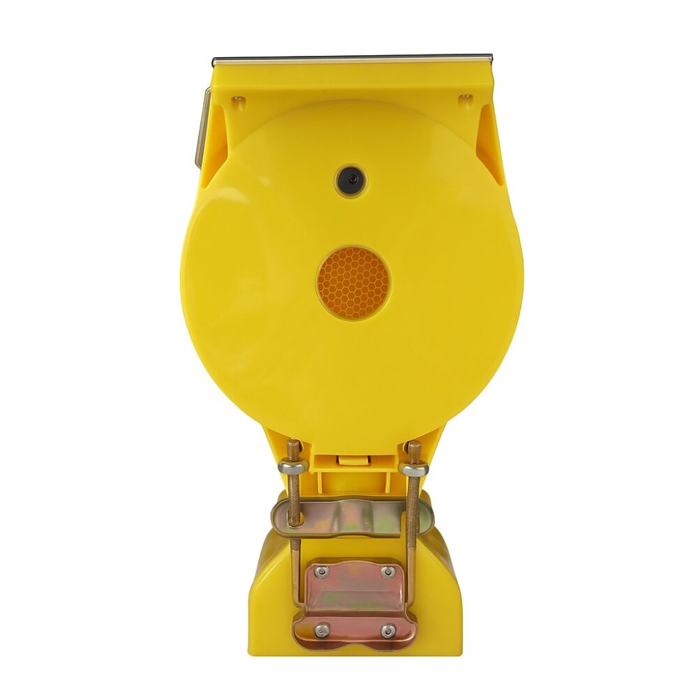 Solar Blinker Light MASS-311 4 Yellow Warning Signal