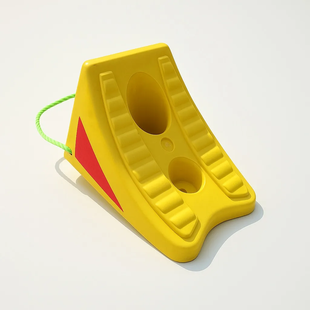 Durable car wheel chocks for parking safety