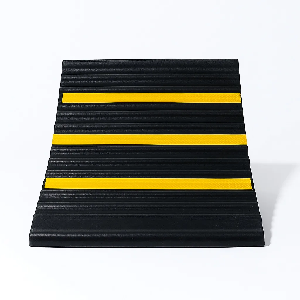 Heavy-duty wheel stopper for trucks
