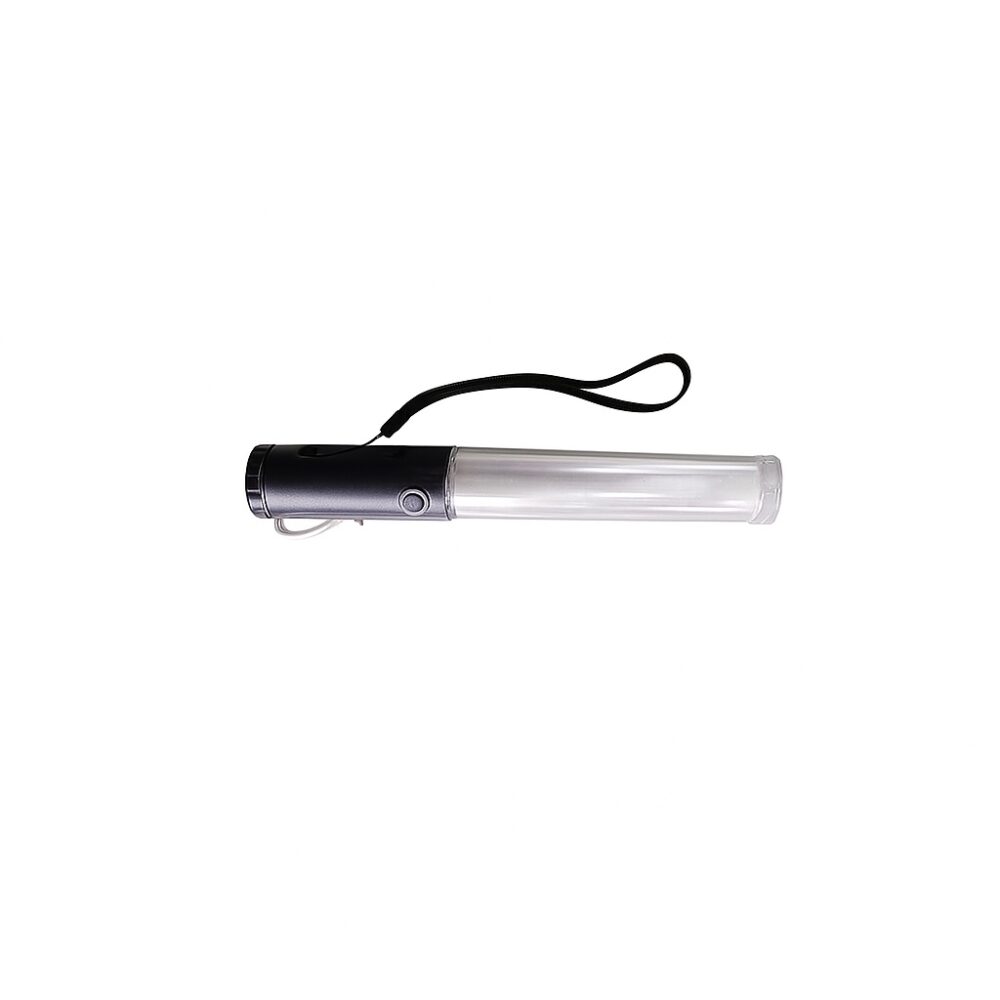 Rechargeable LED Flasher Baton MASS26RGRE 1 Flashlight on White Background