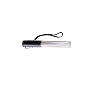 Rechargeable LED Flasher Baton MASS26RGRE 6 Flashlight on White Background
