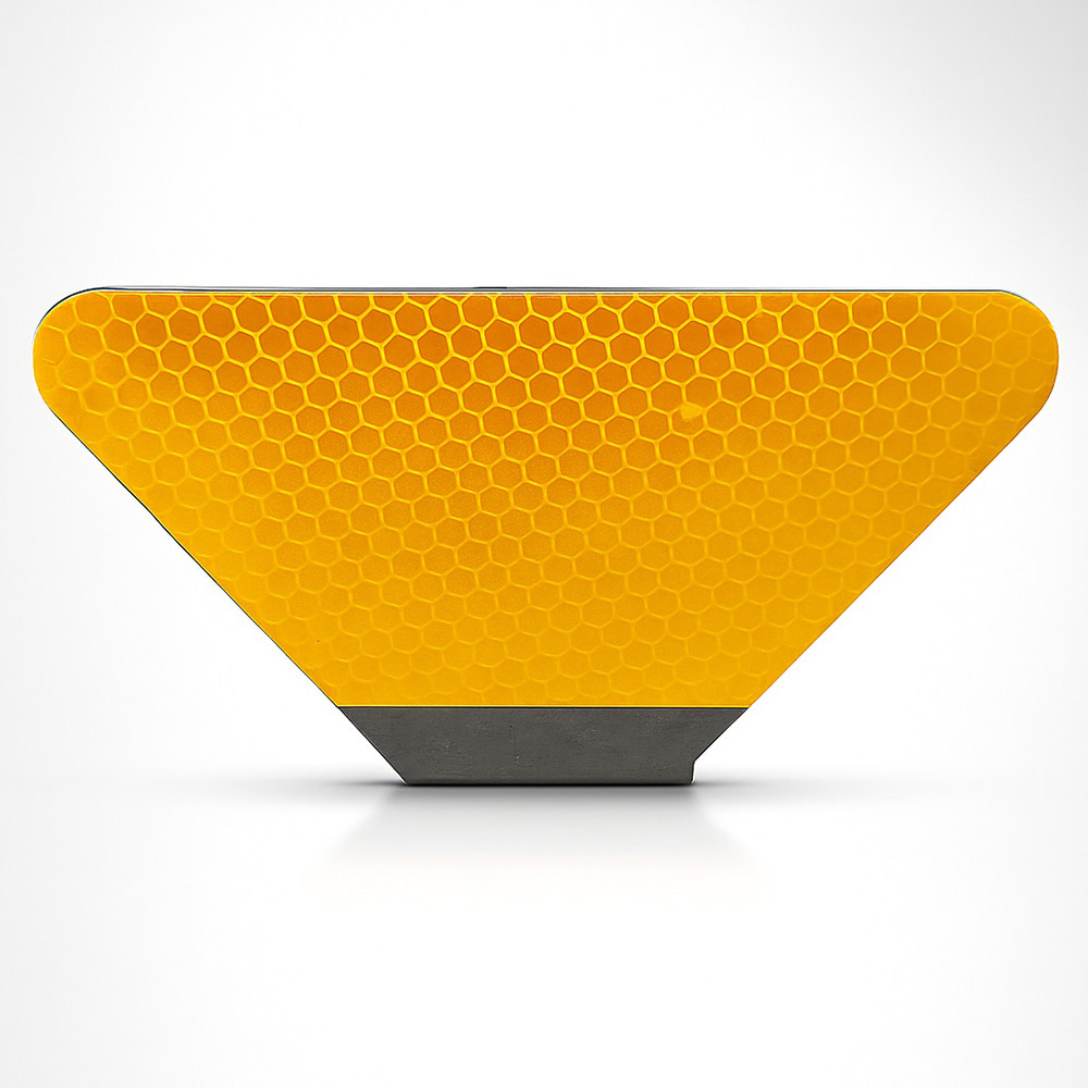 Yellow Aluminium Road Stud