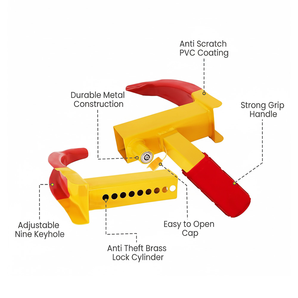 Car Wheel Lock 3 Keys (LS-153) - 2