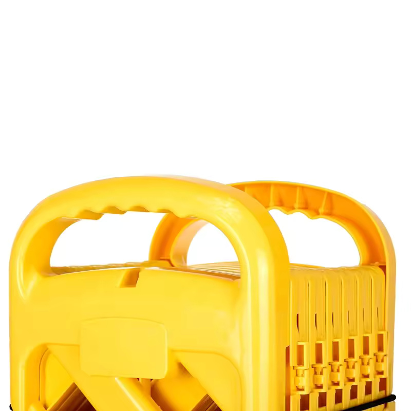 Mobile Safety Gate (3m/4m) – Yellow Folding Barricade | Portable 2 PLASTIC EXPANDABLE BARRIER