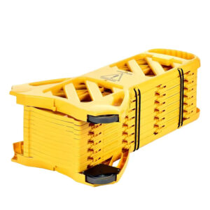 Mobile Safety Gate (3m/4m) – Yellow Folding Barricade | Portable 6 PLASTIC EXPANDABLE BARRIER