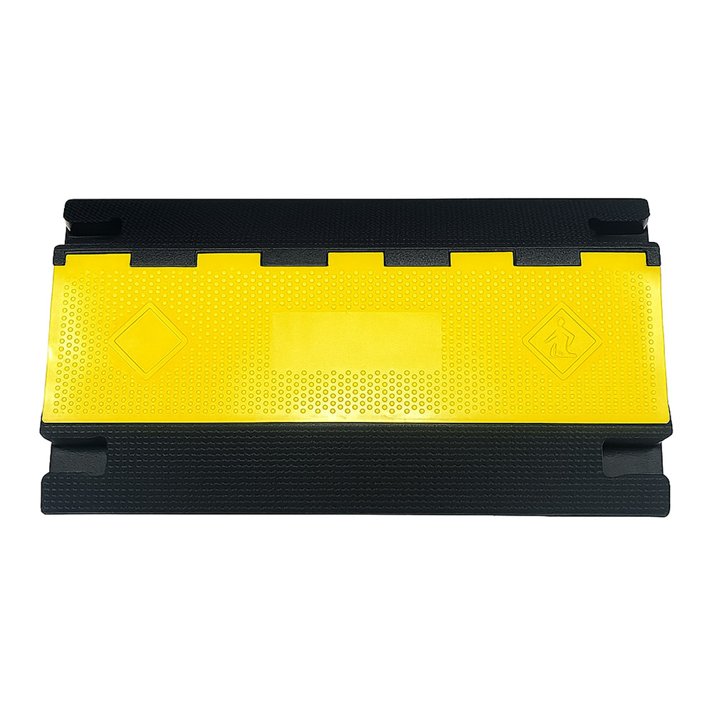 Advanced 4 Channel Cable Protector Ramp – Heavy Duty Rubber Cable Ramp Cover 2 MASSCP-4 RUBBER CABLE PROTECTOR - 3