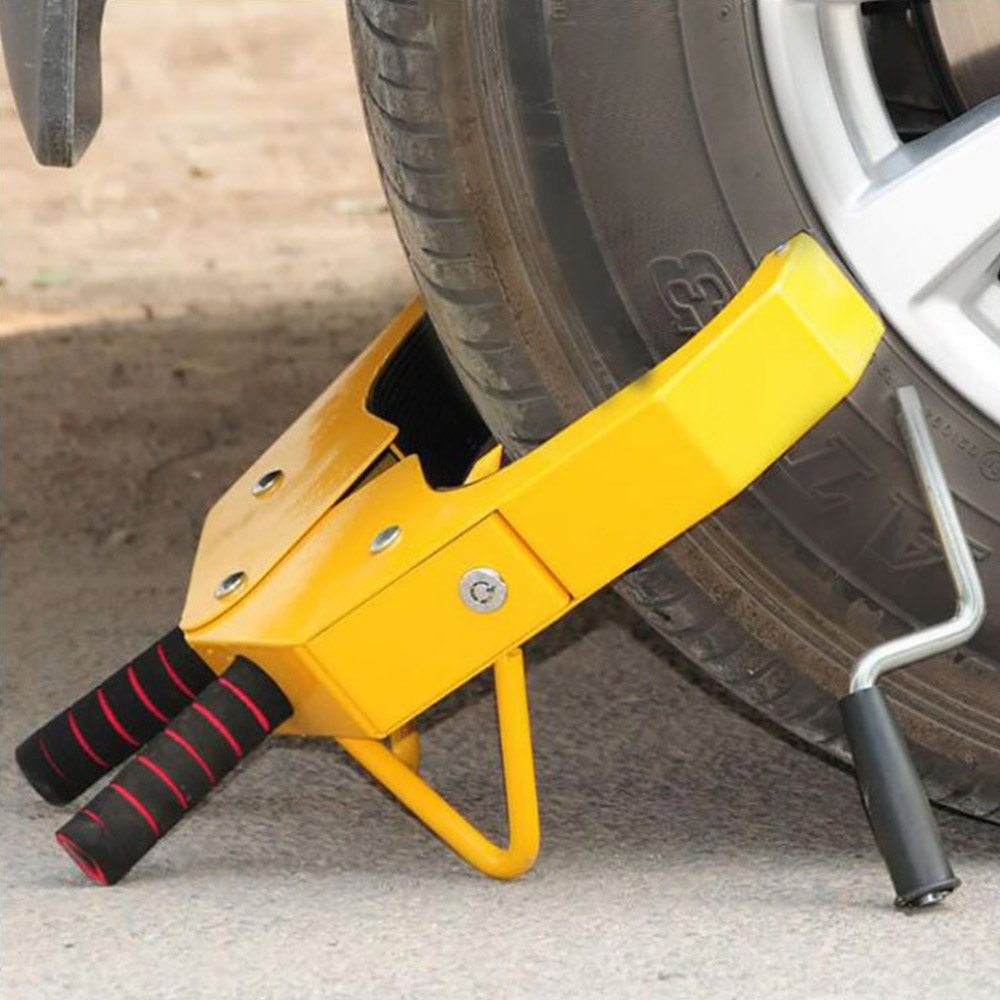 Wheel Clamp for SUVs & Tempos (MASSTL-2) – Heavy Duty Tyre Lock 4 XUV Car Wheel Lock (LS-155) - 5