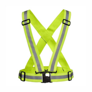 Elastic Reflective Cross Belt with Clip 4 2 inch elastic cros belt with clip-1
