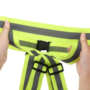 Elastic Reflective Cross Belt with Clip 6 2 inch elastic cros belt with clip-3