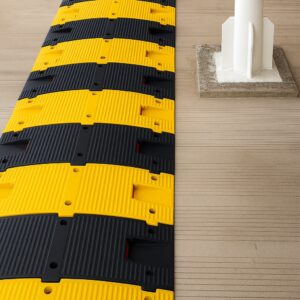 Yellow Black Speed Bump