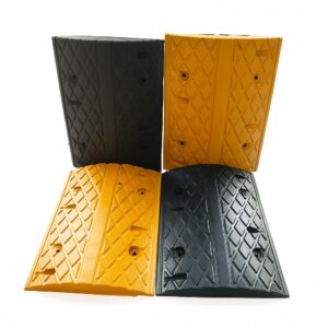 Premium Rubber Speed Bump (MASSRB50MW-3) - EPDM UV Resistant 7 Speed Bumps Display