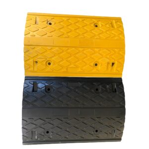 Premium Rubber Speed Bump (MASSRB50MW-3) - EPDM UV Resistant 9 Contrasting Speed Bumps