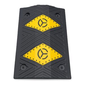 Industrial Rubber Speed Bump (MASSRB50MW-5) - Super Strength Rounded Hump 6 Custom Rubber Mat Design