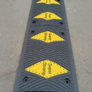 Industrial Rubber Speed Bump (MASSRB50MW-5) - Super Strength Rounded Hump 7 Road Safety Rumble