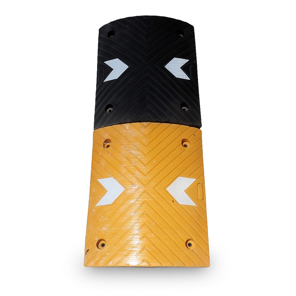 75mm Rubber Speed Bump (MASSRB75-1) - High Profile Directional Hump 2 Speed Bump Close-Up