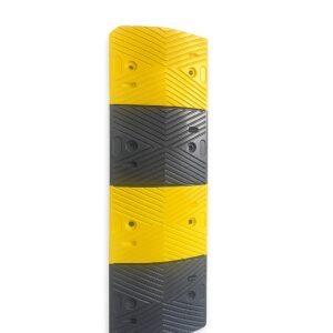 High Impact Rubber Speed Bump (MASSRB50MW-4) - Extreme Performance 5 Yellow and Black Pattern