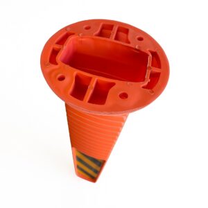 Cylindrical Delineator Post - Tubular Safety Bollard 4 Traffic Delineator Pole