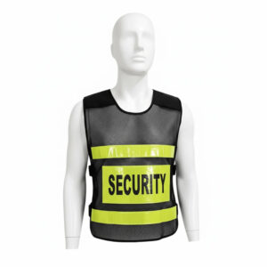 90 gsm 2 Black Reflective Security Jacket (Dummy)