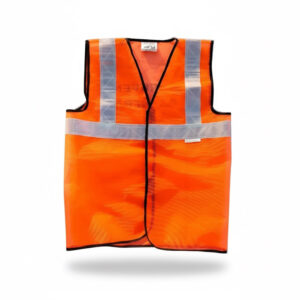 90 gsm 2 Florescent Reflective Orange Jacket (Front)