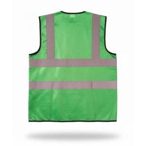 90 gsm 2 Green Reflective Jacket (Back)