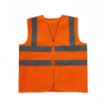90 gsm 2 Orange Reflective Jacket (Front)