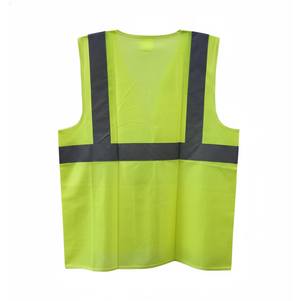 Fluorescent Green Safety Jacket 120 GSM 1 Fluorescent Green Jacket-1