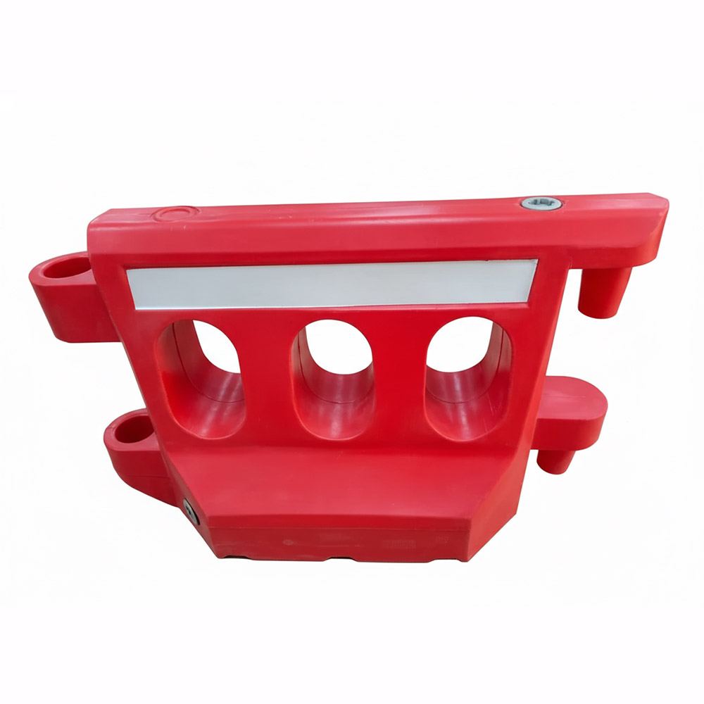 Portable Road Barrier (790mm) - Lightweight Traffic Divider 1 Plastic Water Filled Barrier MASSWFB-790 - 1