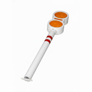 Road Delineator Post with Double Reflectors - 2